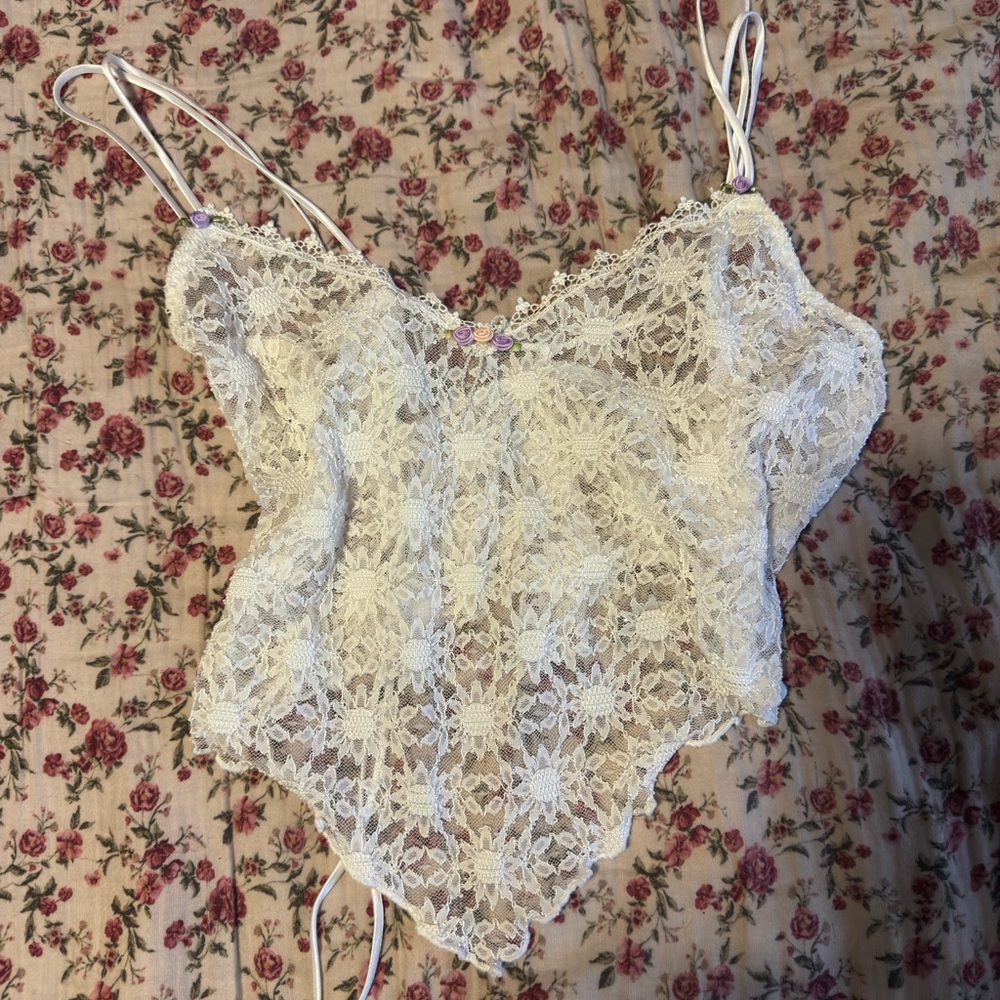 vintage lace top